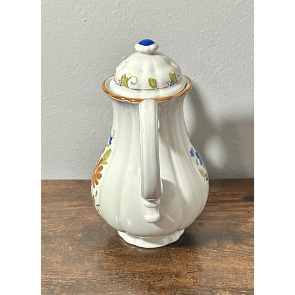 Metlox Vernon Bouquet Floral 8 Cup Tea Pot Mid Century Excellent Condition - Picture 5 of 13